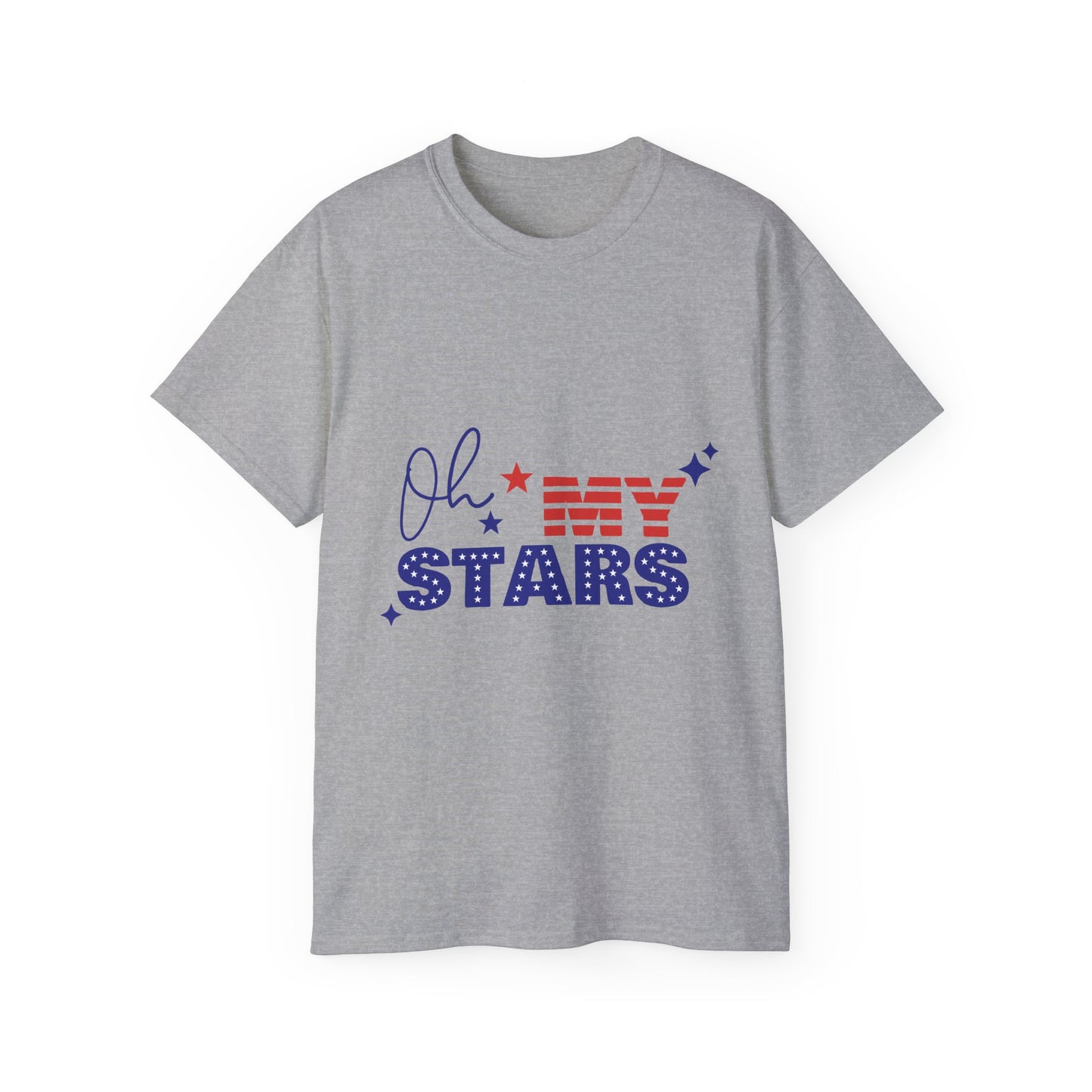 Patriotic Unisex Ultra Cotton Tee - 'Oh MY STARS'