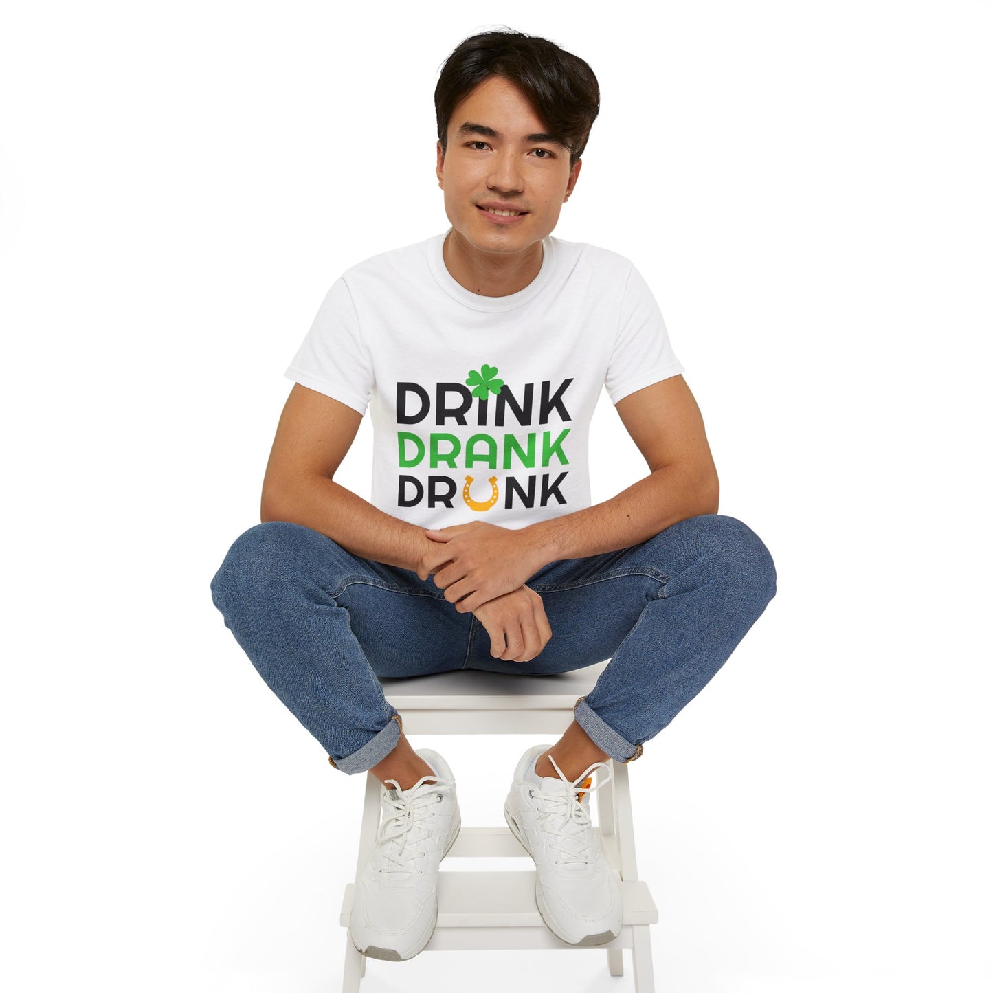 St. Patrick's Day Drink Drank Drunk Unisex Ultra Cotton Tee