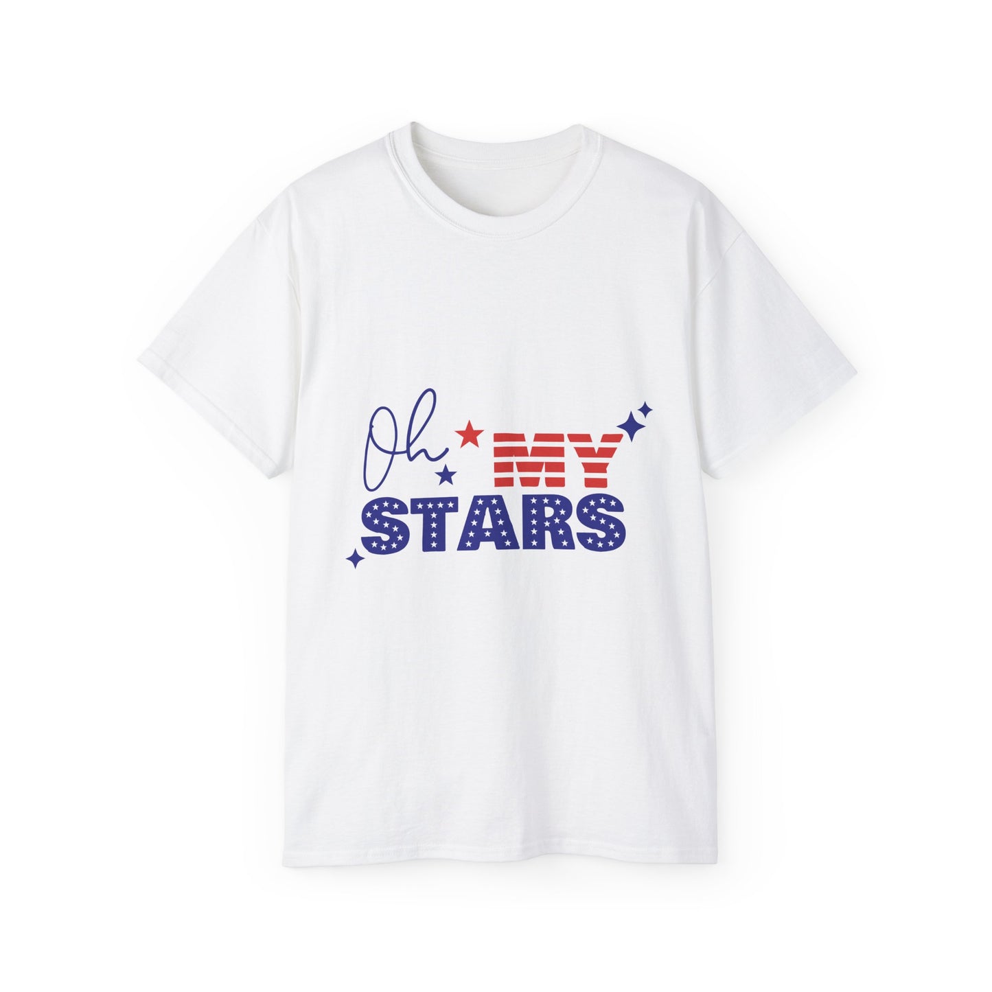 Patriotic Unisex Ultra Cotton Tee - 'Oh MY STARS'