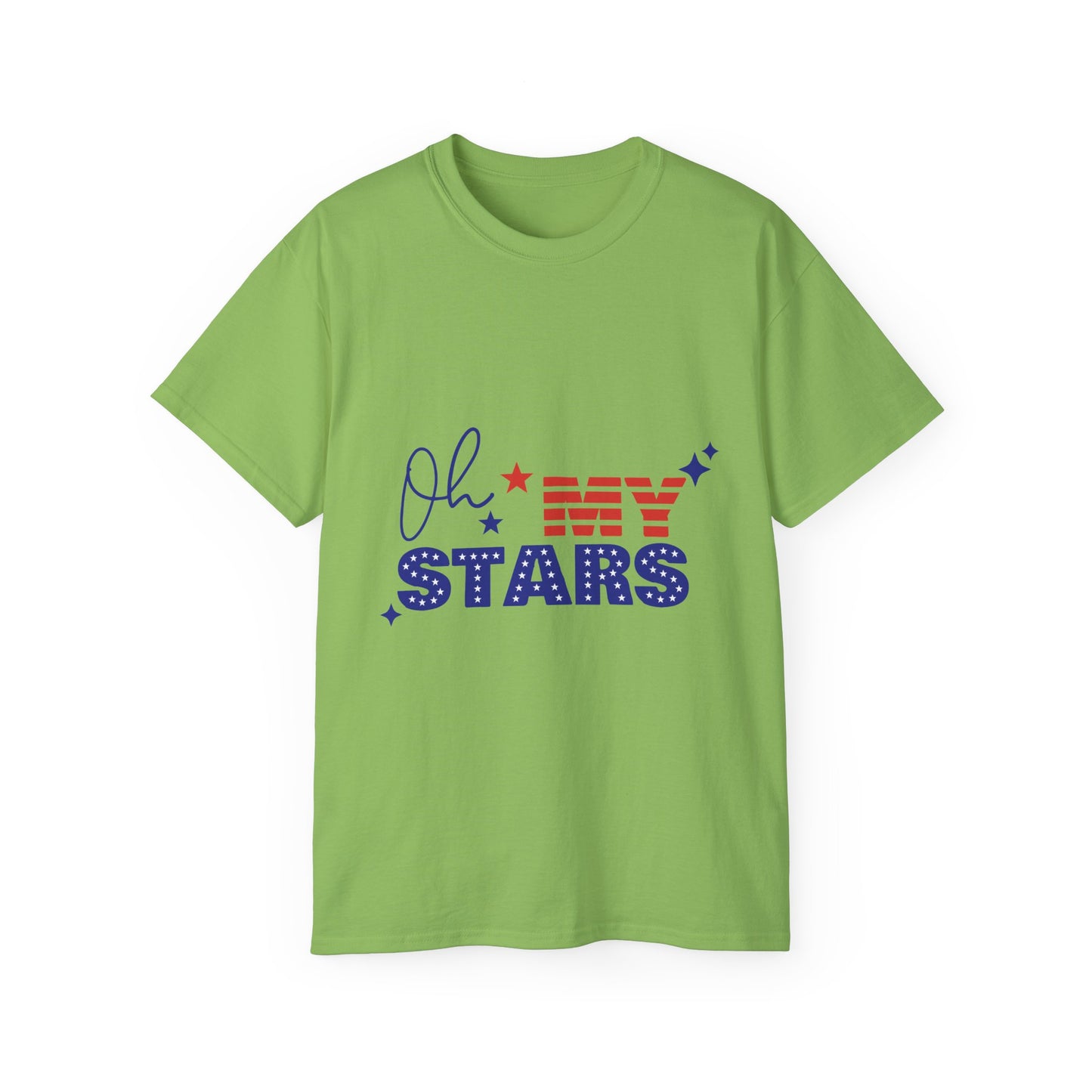 Patriotic Unisex Ultra Cotton Tee - 'Oh MY STARS'