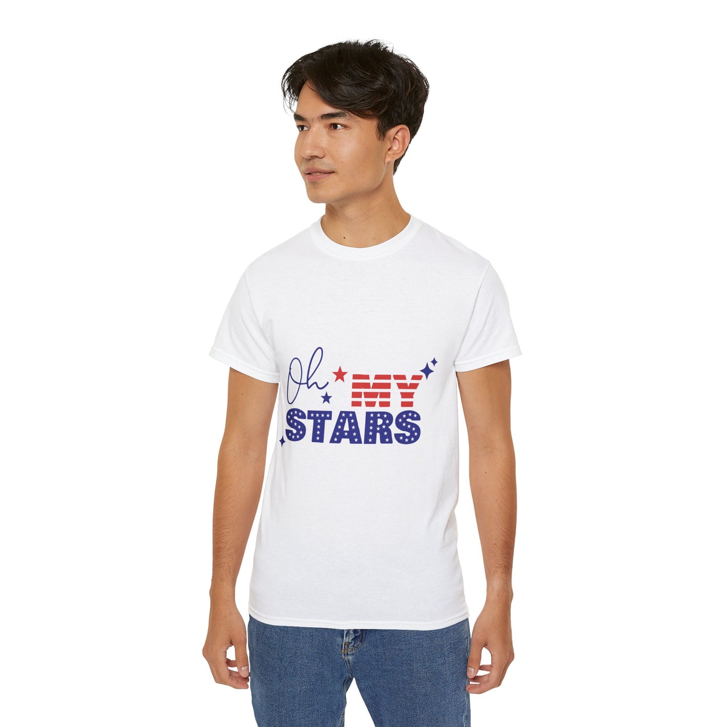 Patriotic Unisex Ultra Cotton Tee - 'Oh MY STARS'