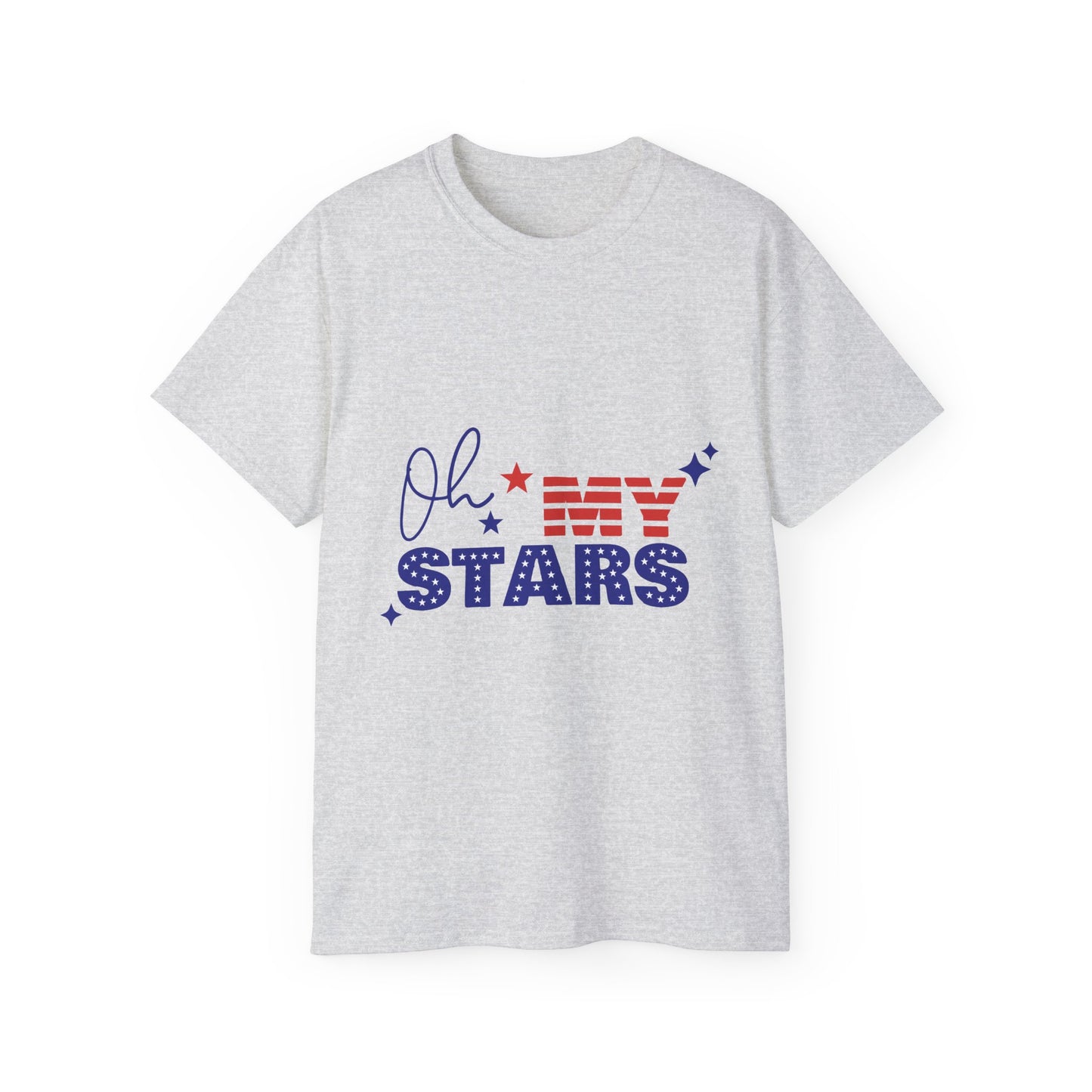 Patriotic Unisex Ultra Cotton Tee - 'Oh MY STARS'